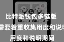 比特派钱包多链版  用户需要着重收集用度和说明期间